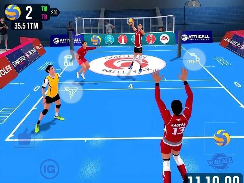Volley Grand Slam Gameplay Screenshot